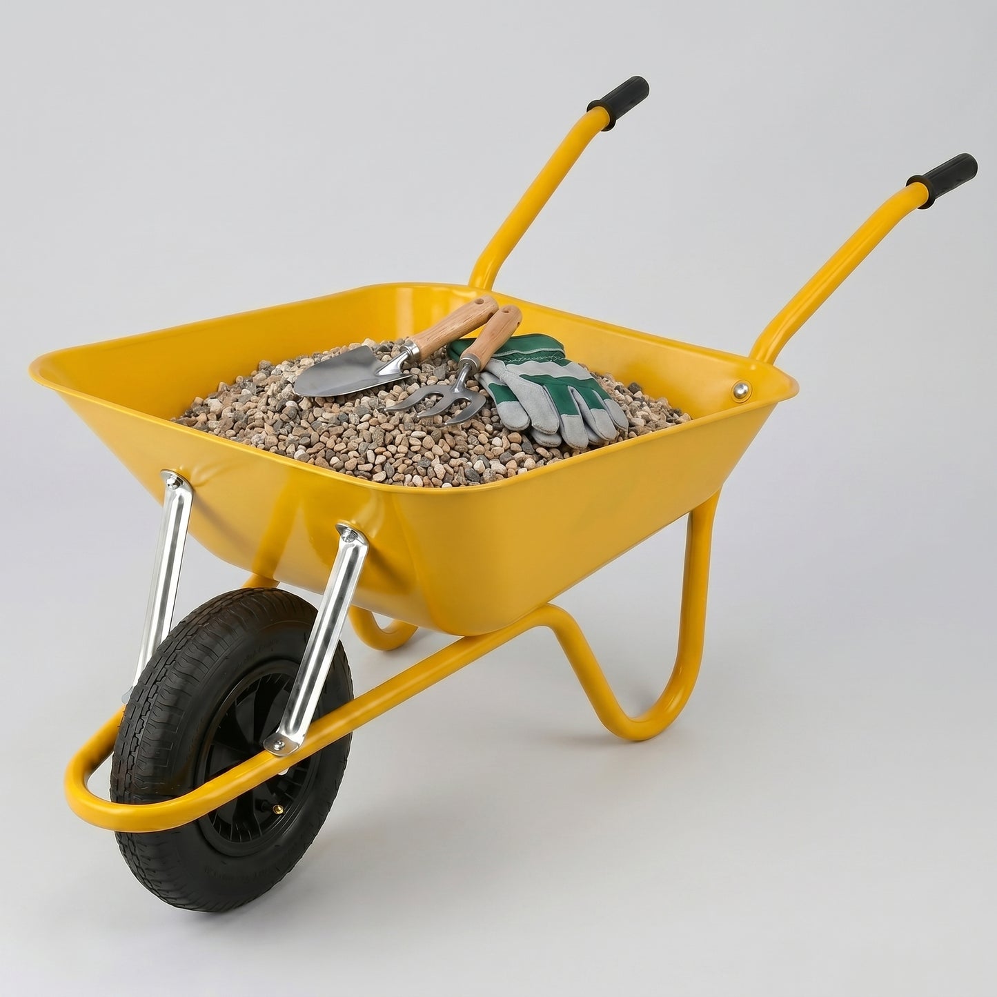 Outdoor Favorite | Steel Garden Cart | Gift-Ready Sunshine Yellow