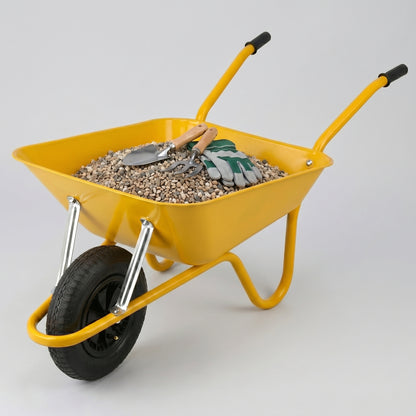 Outdoor Favorite | Steel Garden Cart | Gift-Ready Sunshine Yellow
