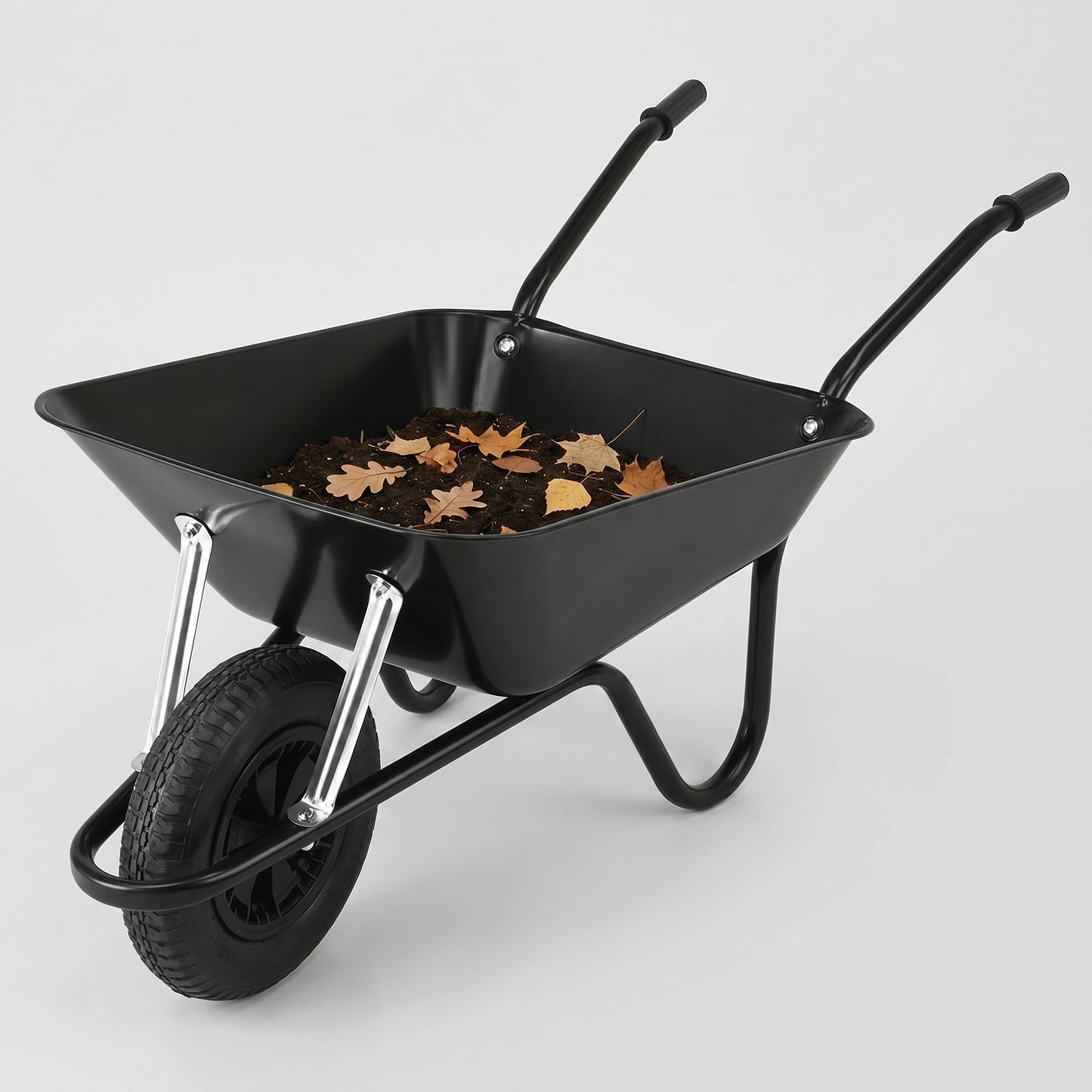 Garden Essential | Steel Yard Cart | Gift-Ready Black Finish