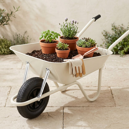 Backyard Favorite | Steel Utility Cart | Gift-Ready Ivory Finish