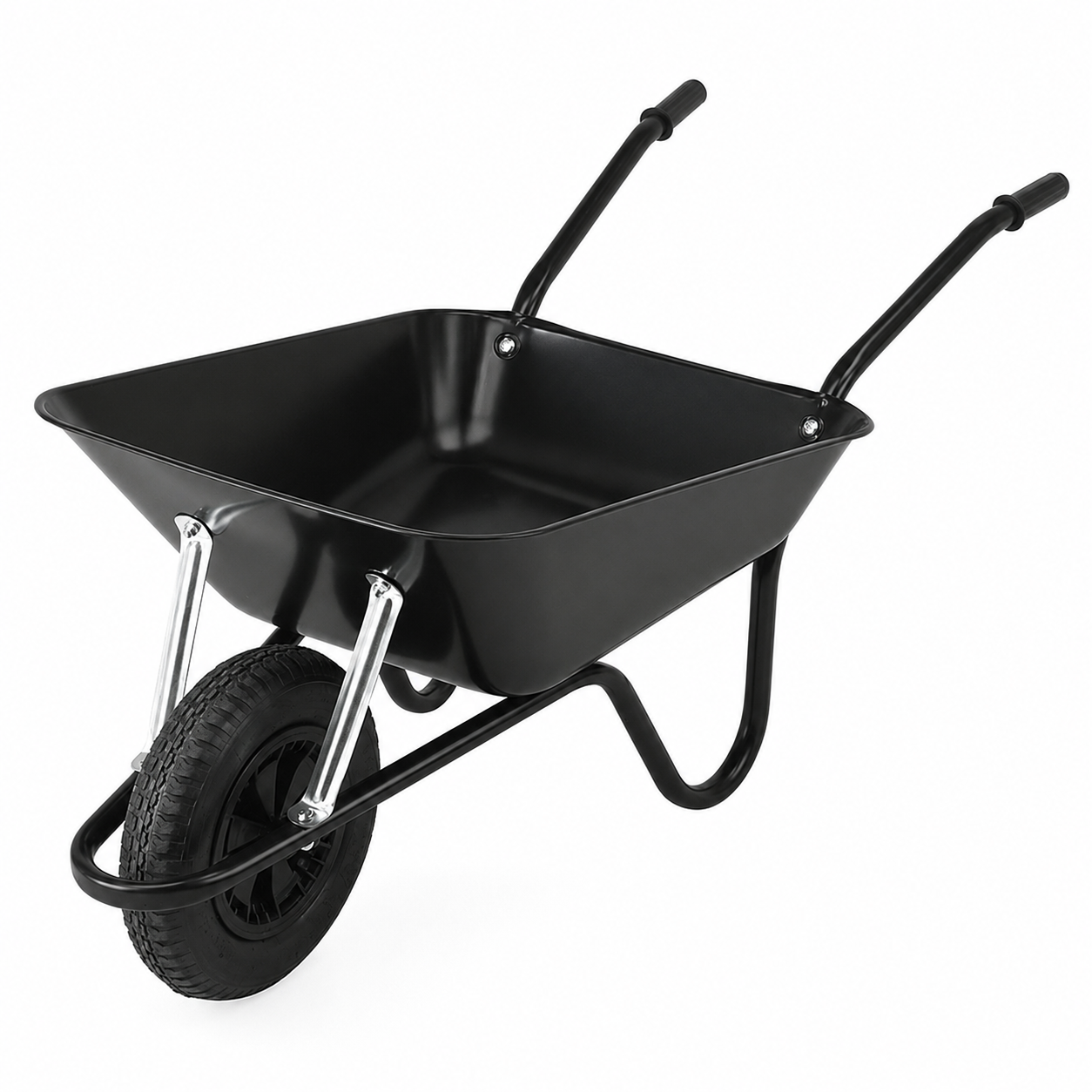 Garden Essential | Steel Yard Cart | Gift-Ready Black Finish