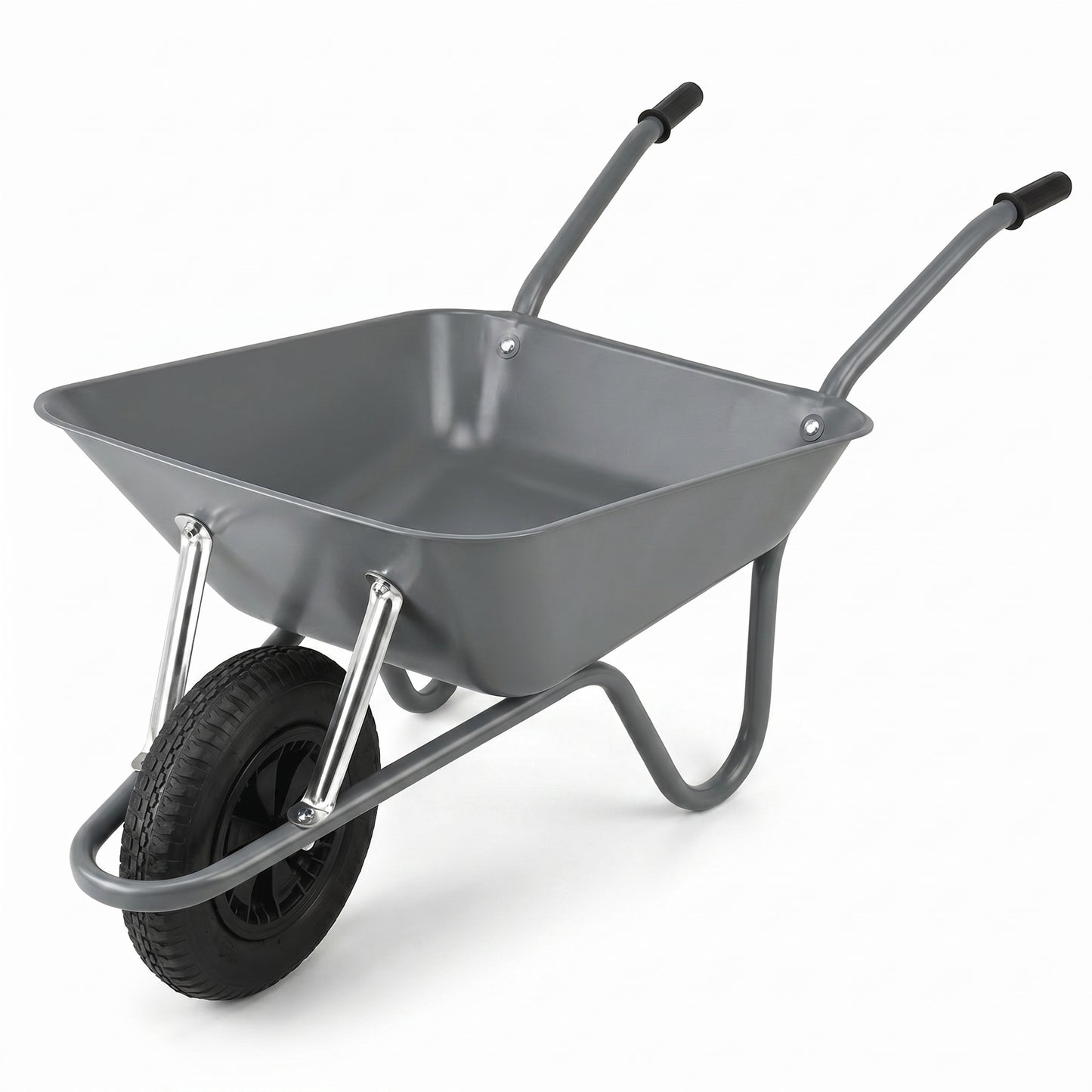 Home Garden Hero | Steel Yard Cart | Gift-Ready Modern Gray