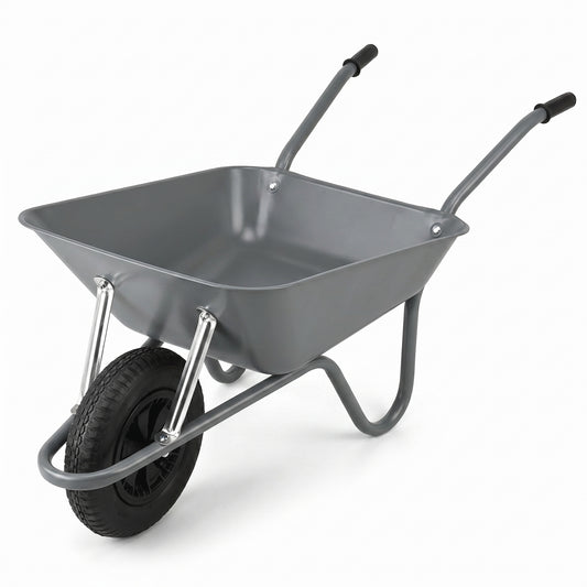 Home Garden Hero | Steel Yard Cart | Gift-Ready Modern Gray