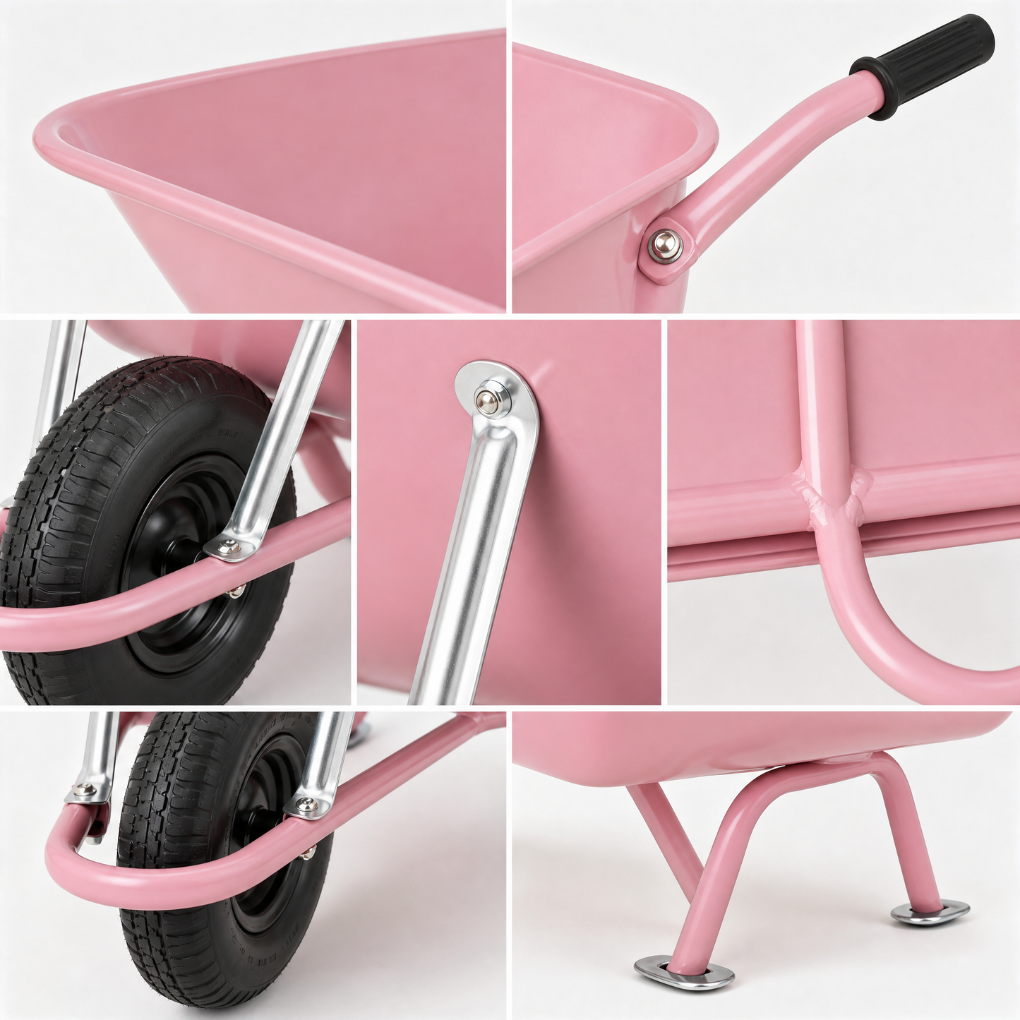 Garden Delight | Steel Utility Cart | Gift-Ready Blush Finish
