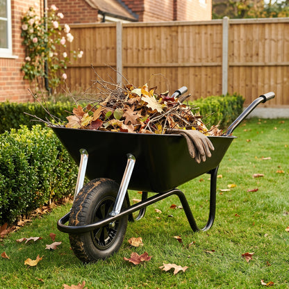 Garden Essential | Steel Yard Cart | Gift-Ready Black Finish