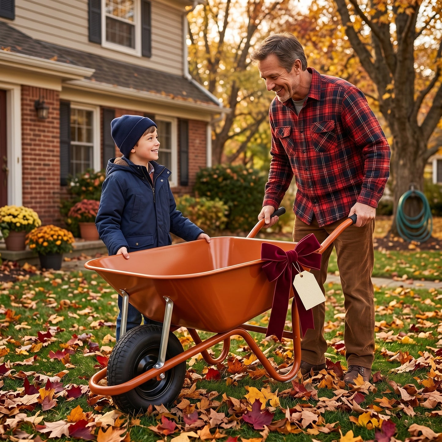 Garden Essential | Steel Utility Cart | Gift-Ready Autumn Copper