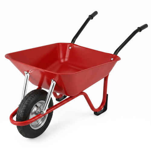 Outdoor Essential | Steel Garden Cart | Gift-Ready Red Finish