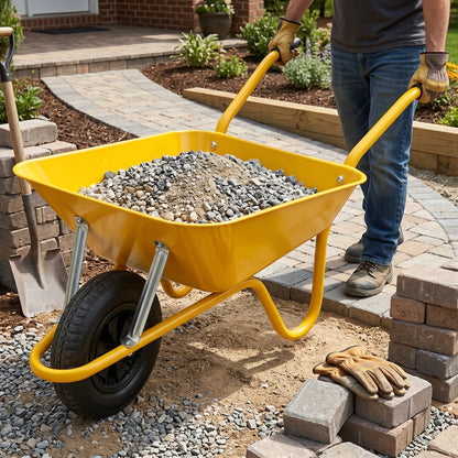 Outdoor Favorite | Steel Garden Cart | Gift-Ready Sunshine Yellow