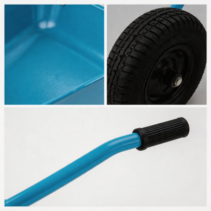 Outdoor Classic | Steel Garden Cart | Gift-Ready Ocean Blue