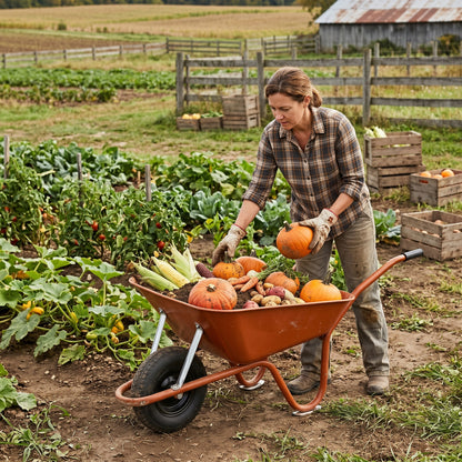 Garden Essential | Steel Utility Cart | Gift-Ready Autumn Copper