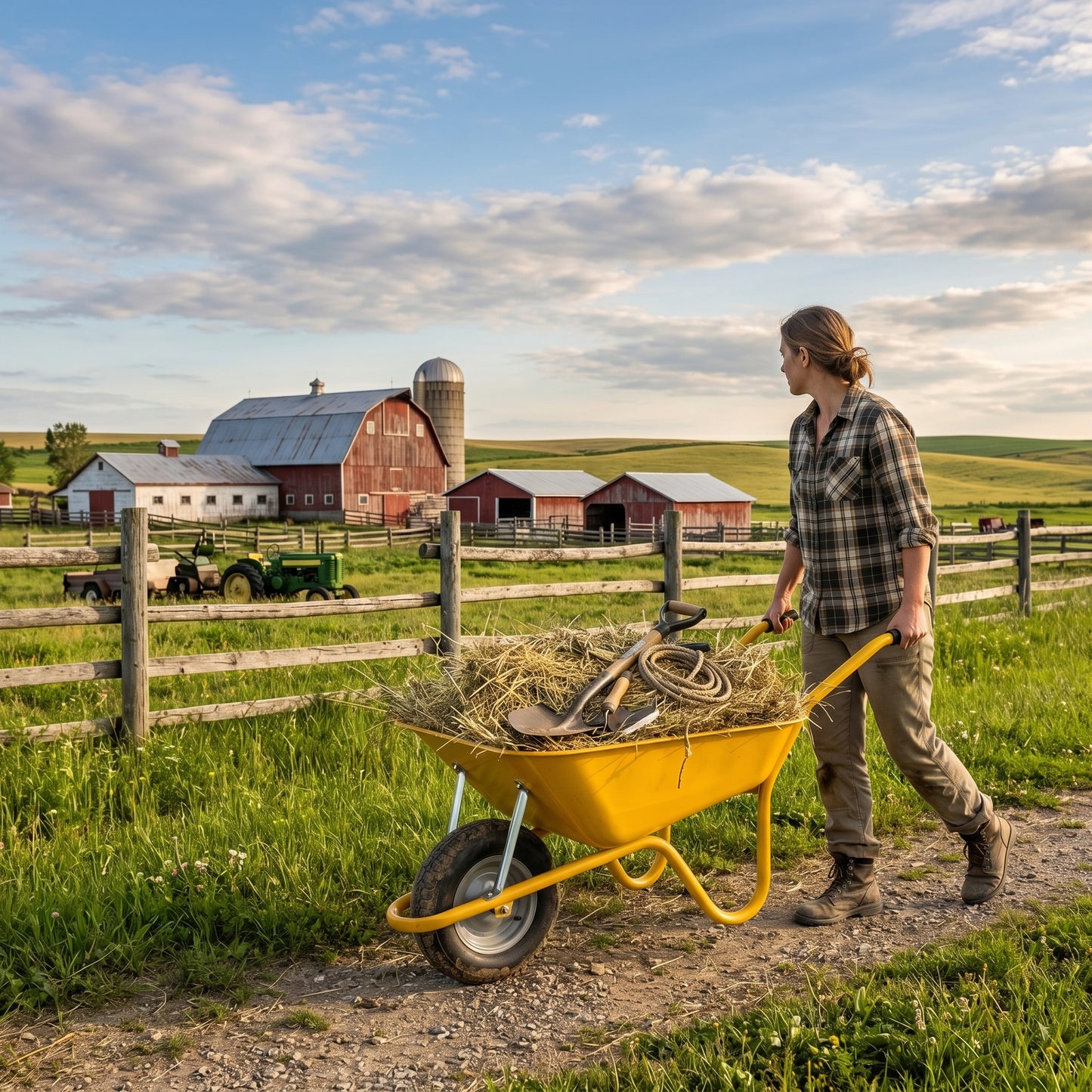 Outdoor Favorite | Steel Garden Cart | Gift-Ready Sunshine Yellow