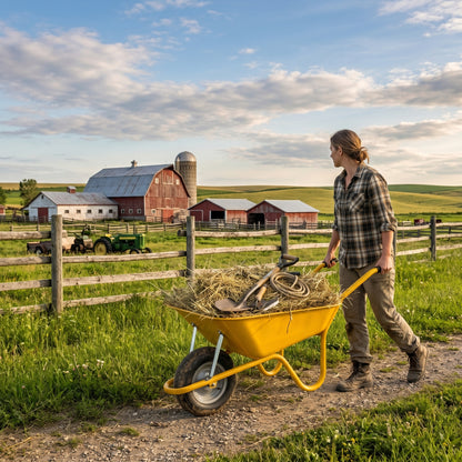 Outdoor Favorite | Steel Garden Cart | Gift-Ready Sunshine Yellow