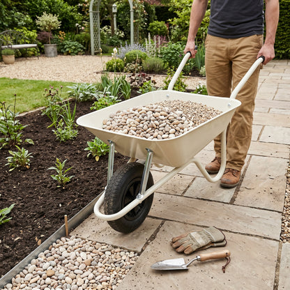 Backyard Favorite | Steel Utility Cart | Gift-Ready Ivory Finish