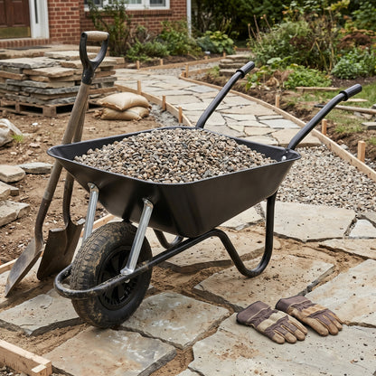 Garden Essential | Steel Yard Cart | Gift-Ready Black Finish