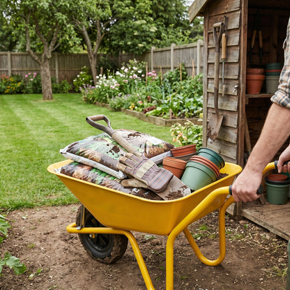 Outdoor Favorite | Steel Garden Cart | Gift-Ready Sunshine Yellow