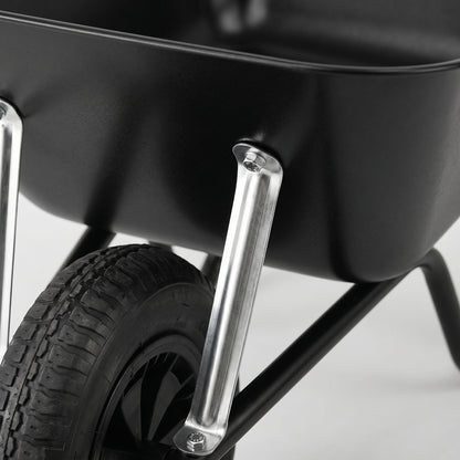 Garden Essential | Steel Yard Cart | Gift-Ready Black Finish